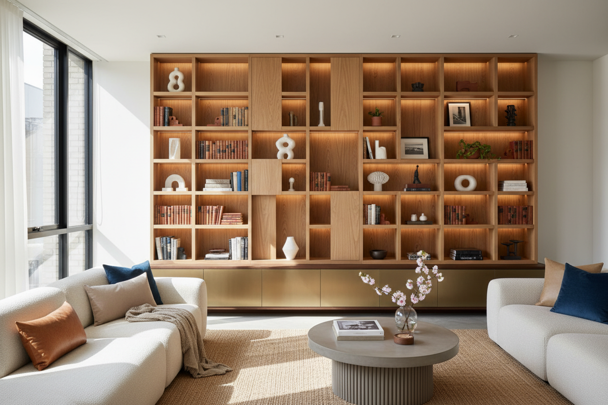 How an Artistic Bookcase Replaced My Cluttered Gallery Wall