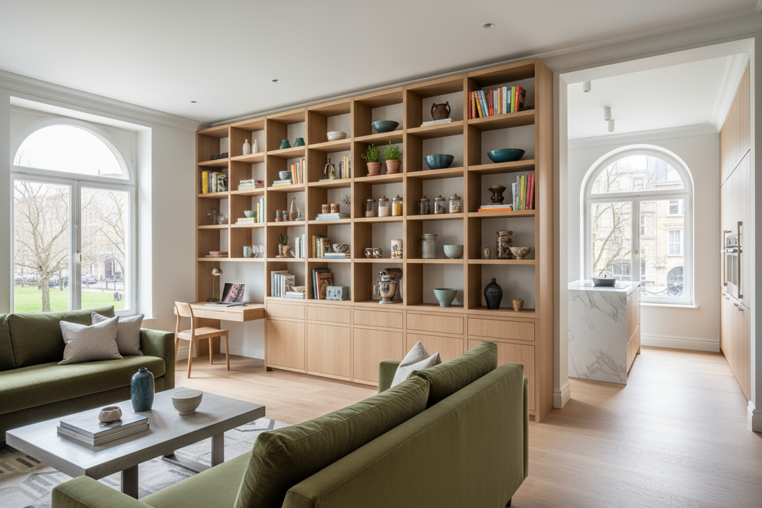 I Put Bookcases & Shelving in My Kitchen (No Regrets)