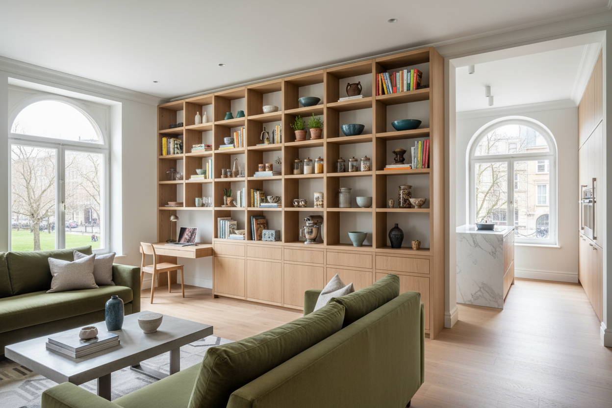 I Put Bookcases & Shelving in My Kitchen (No Regrets)