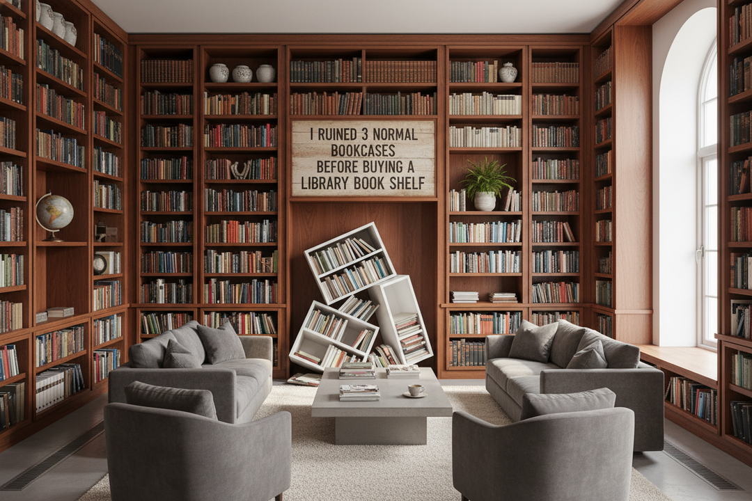I Ruined 3 Normal Bookcases Before Buying a Library Book Shelf