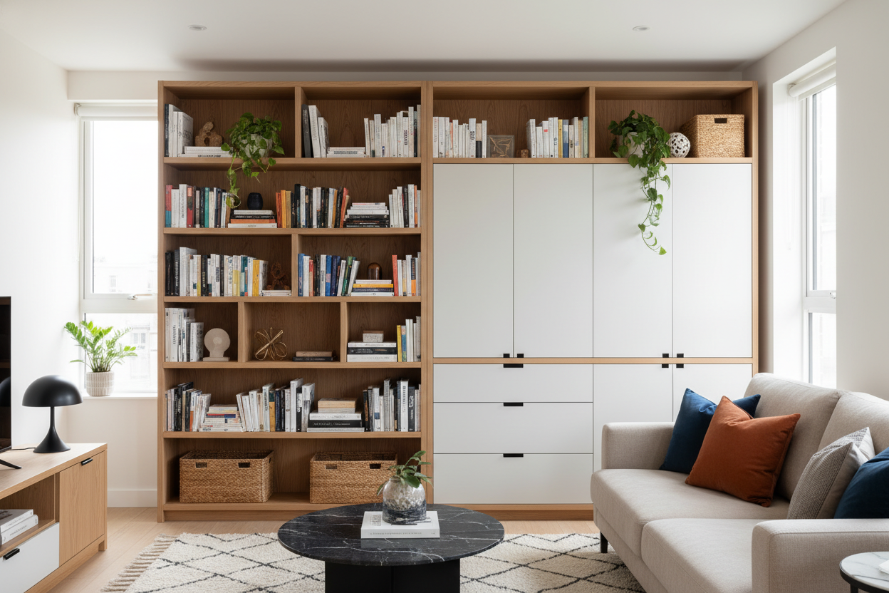 The 50/50 Rule: Why You Need a Bookcase and Storage Combo