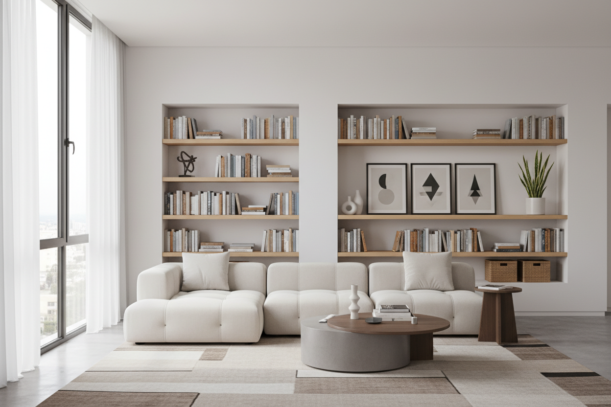 How to Keep Your Bookcase Minimalist Without Purging Every Book