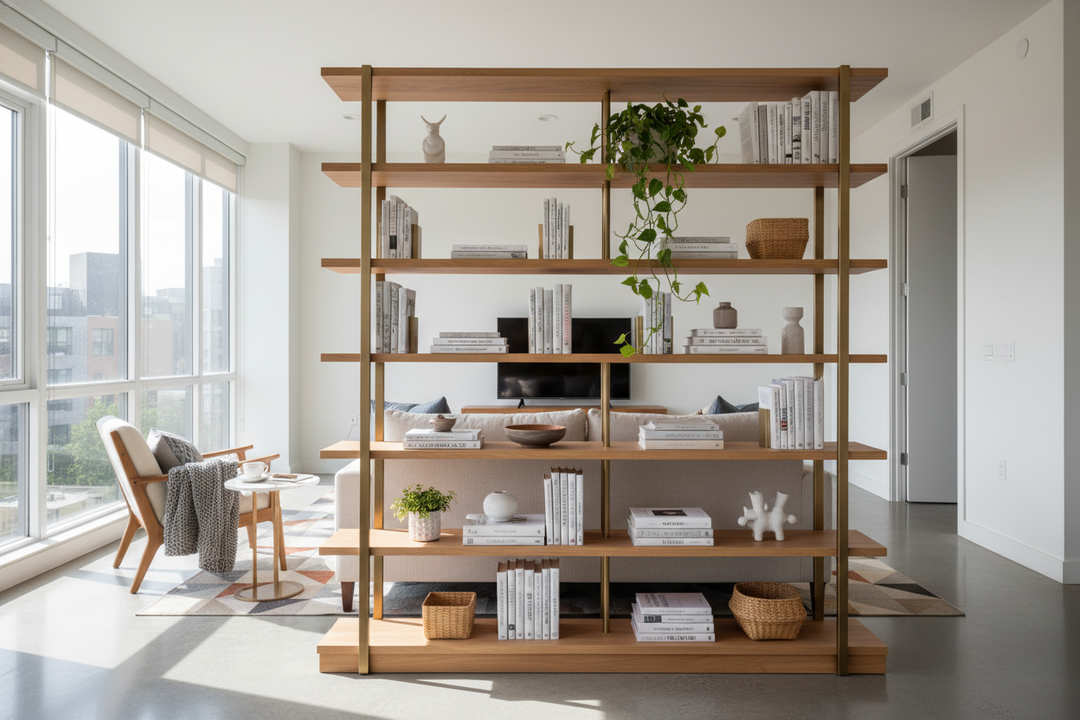 Do Bookcase Open Shelves Actually Make a Room Feel Bigger?