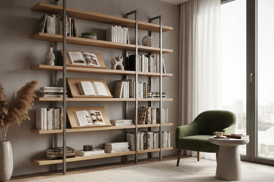 Do Tilted Bookshelves Actually Keep Your Books From Flopping?