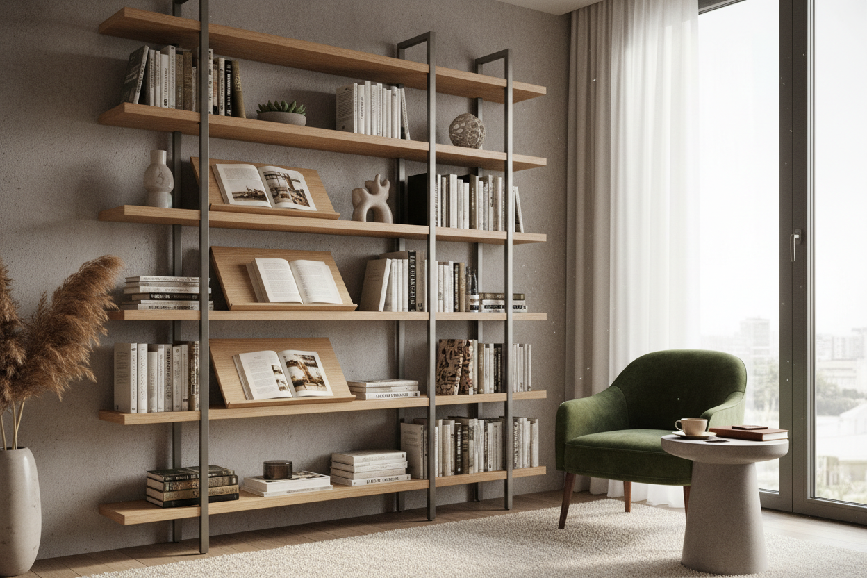 Do Tilted Bookshelves Actually Keep Your Books From Flopping?