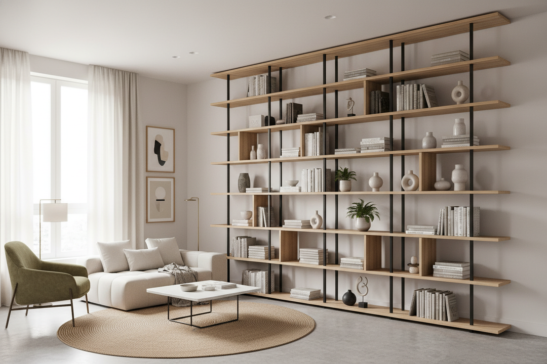 The 'Visual Weight' Mistake: Why You Actually Need an Open Wall Bookshelf