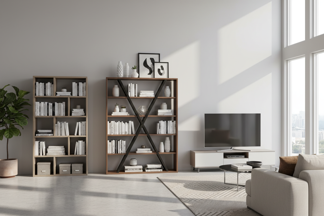 Your Shelves Are Wobbly (And an X Bookcase is the Fix)