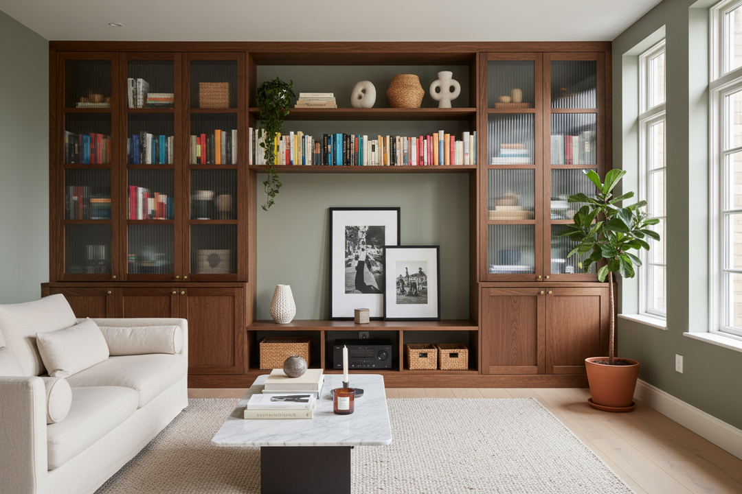 Why I Finally Traded My IKEA Bookshelves for Real Cabinets