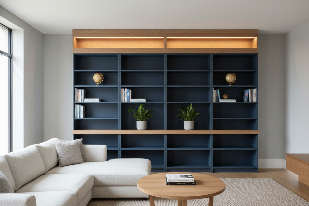 That Awkward Ceiling Gap Above Your Tall Bookcases IKEA Sells Is Fixable