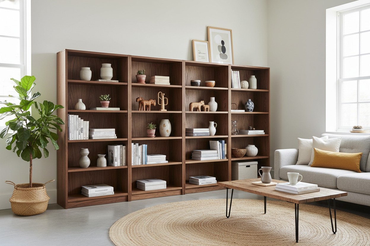 I Sanded and Stained an IKEA Wood Bookcase (And I'm Obsessed)