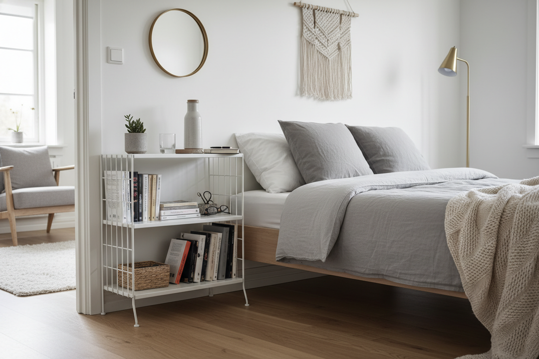 Why I Use an IKEA Small Bookshelf as a Nightstand (And You Should Too)