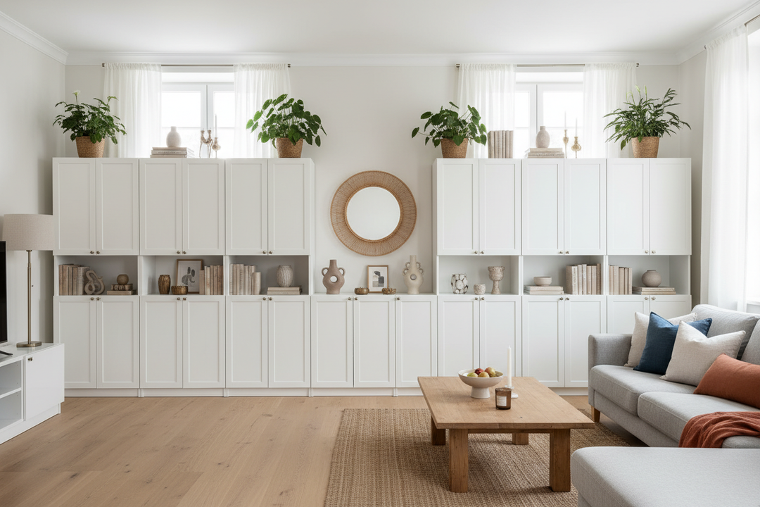 Why Your IKEA Bookcase With Doors White Looks Like a Pharmacy
