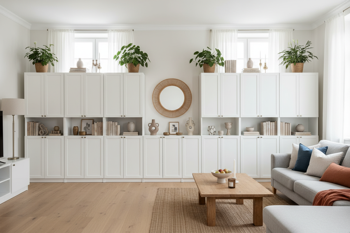 Why Your IKEA Bookcase With Doors White Looks Like a Pharmacy