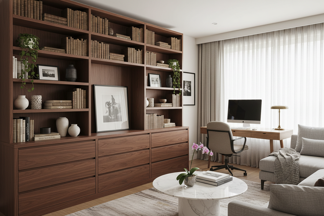 Stop Buying Open Shelves: Get a Book Cabinet With Drawers