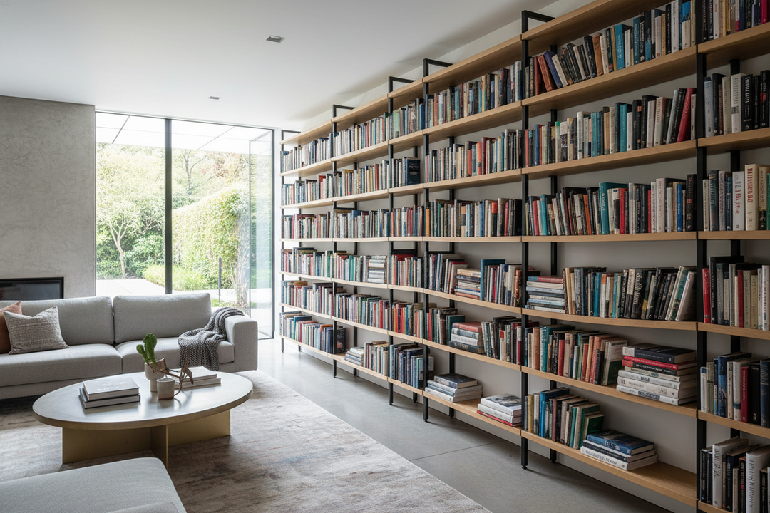 Why Your Sleek Modern Book Shelf Sags Under Real Books