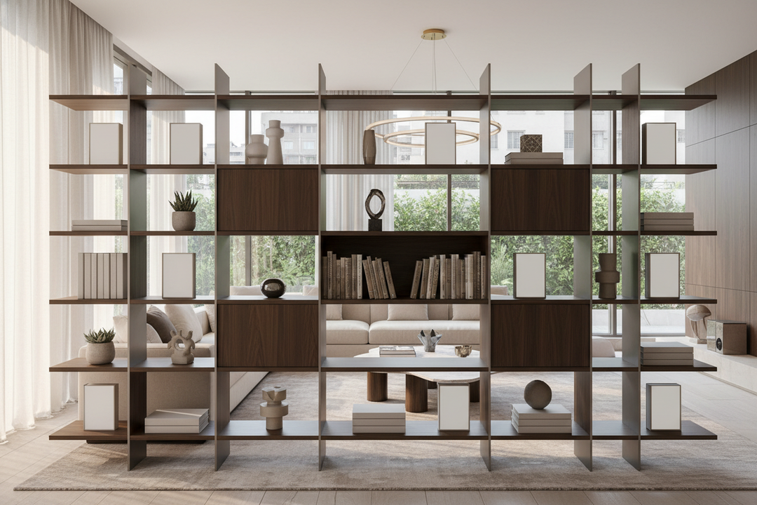 Why Does Every Contemporary Bookcase Design Hate Actual Books?