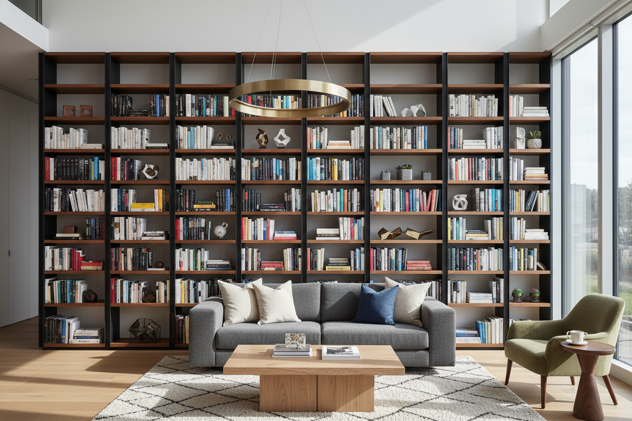 Why I Swapped My Clunky Built-Ins for a Modern Library Bookshelf