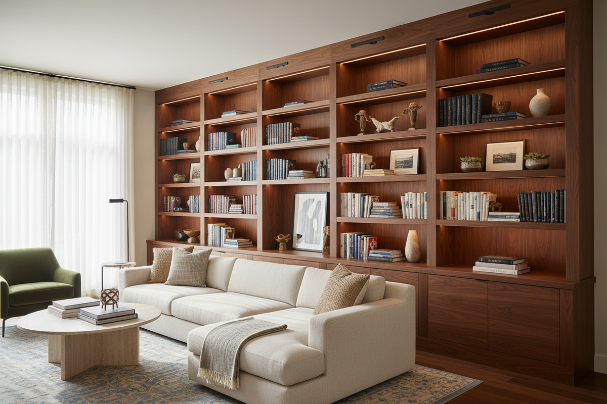 The 3 Details That Make a Book Shelf Built-In Look Expensive