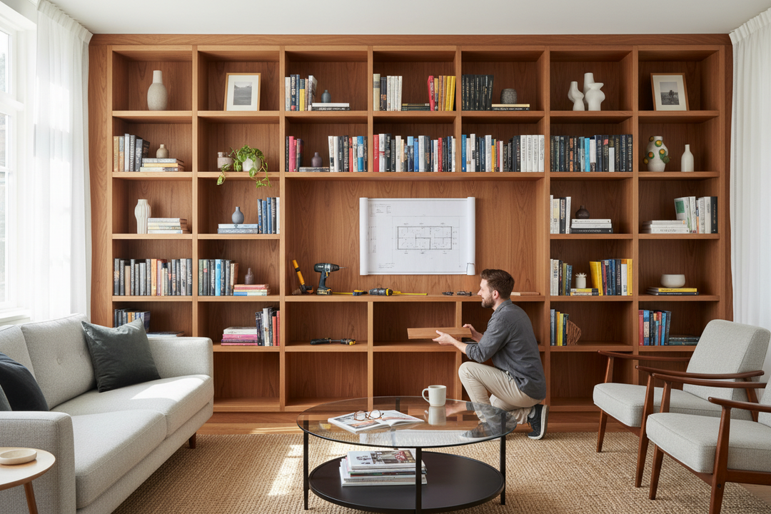 Your First Custom Bookcase: How to Build It in a Weekend