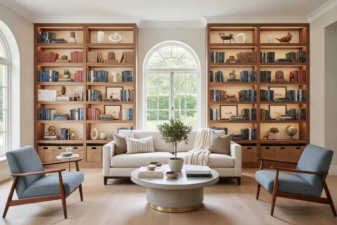 Stop Treating Bookcases for Living Room Like a Dump Zone