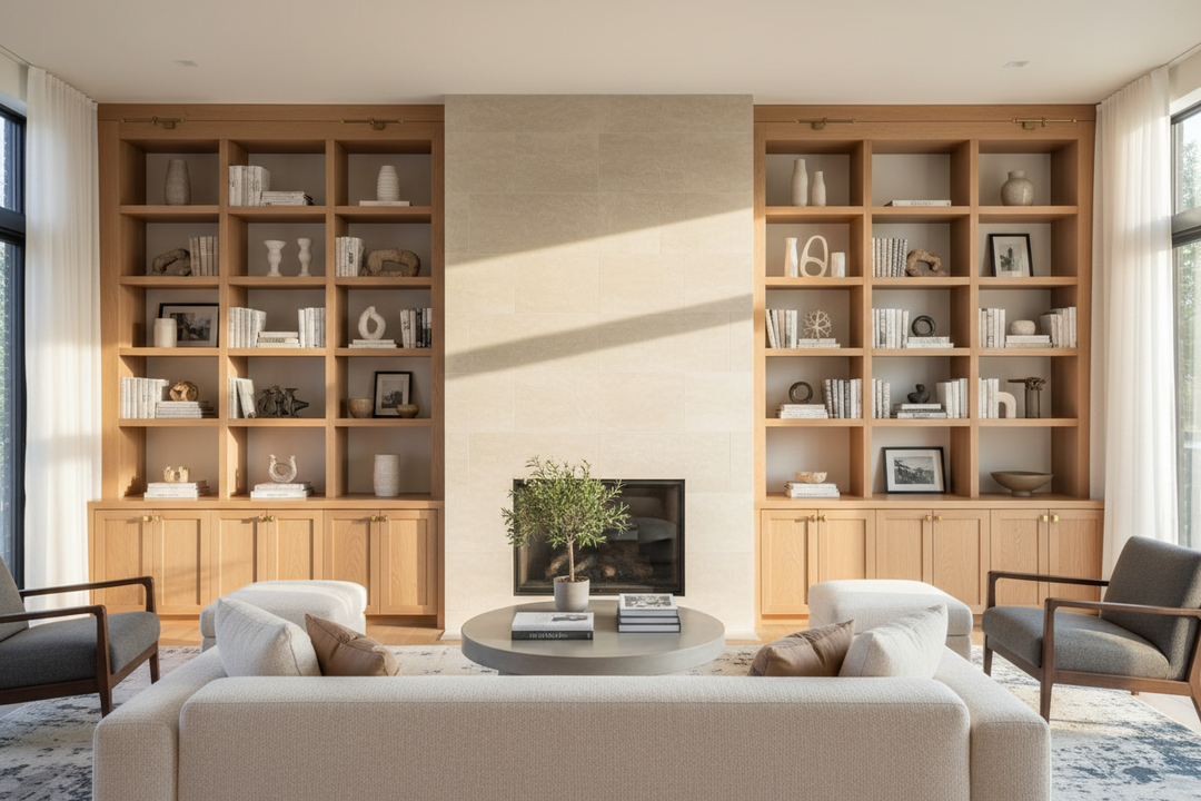The Only Ideas for Built In Bookcases I Actually Recommend to Clients