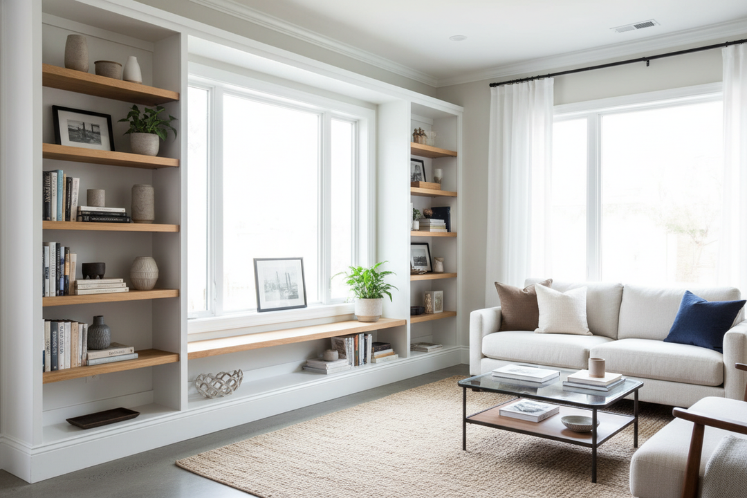 Stop Ripping Out Baseboards for DIY Built-In Bookshelves