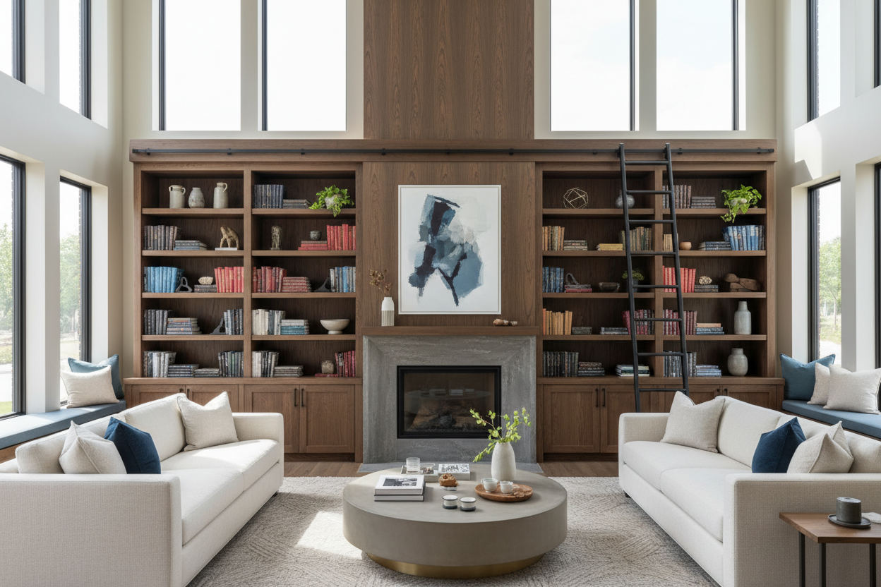 How to Build Built In Bookcase Walls Without Losing Your Mind
