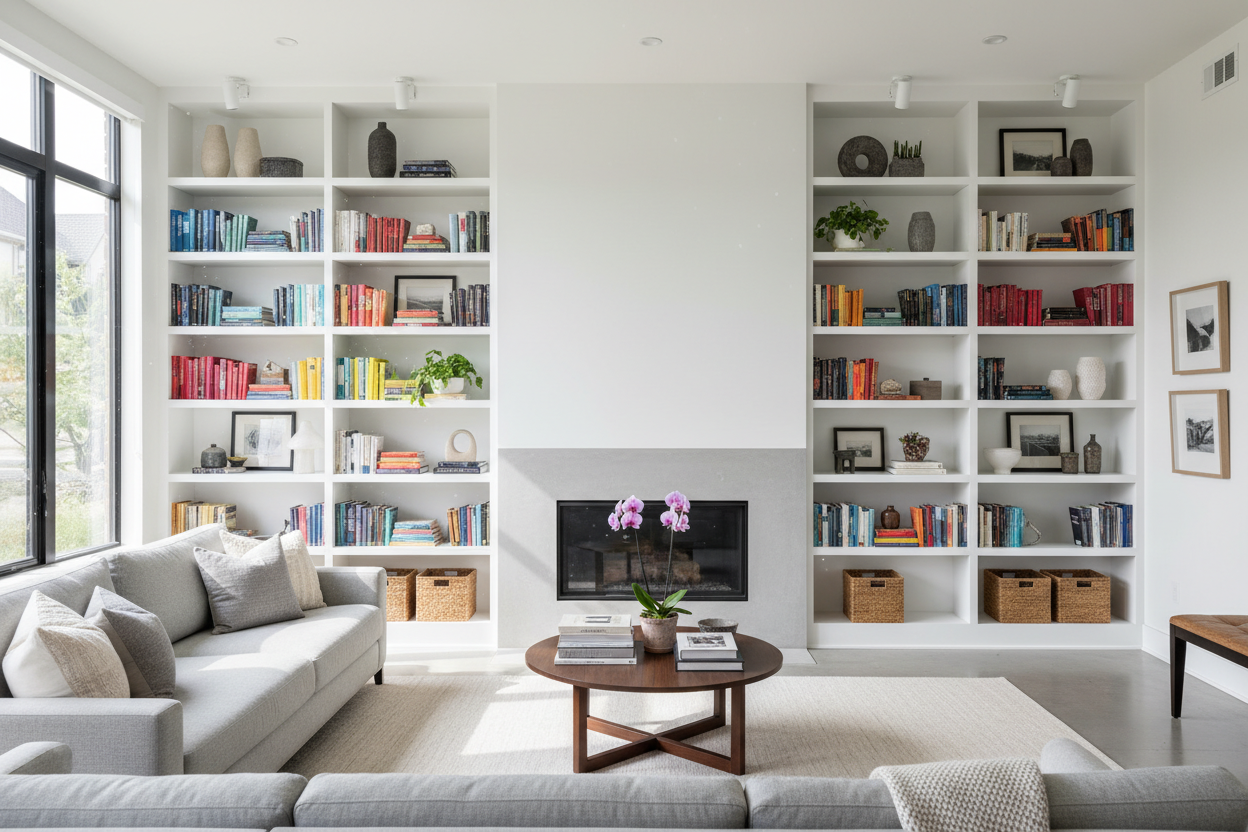 Are Built In Bookcases Living Room Savers or Just Dust Traps?
