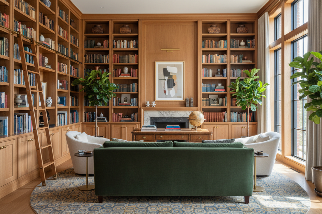 Why a Dedicated Library in Home Design Beats a Formal Dining Room