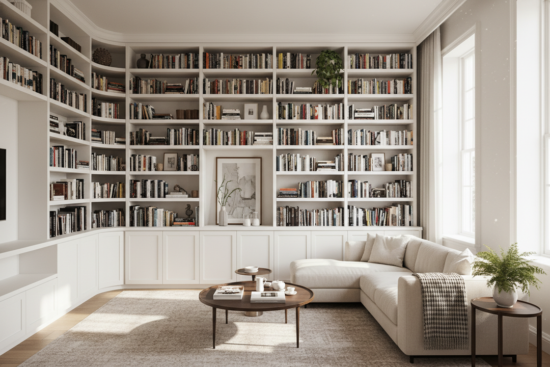 Can You Actually Fit a Built-In Library in a Small Home?