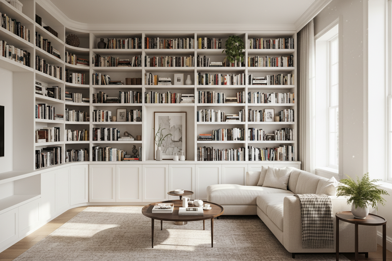 Can You Actually Fit a Built-In Library in a Small Home?