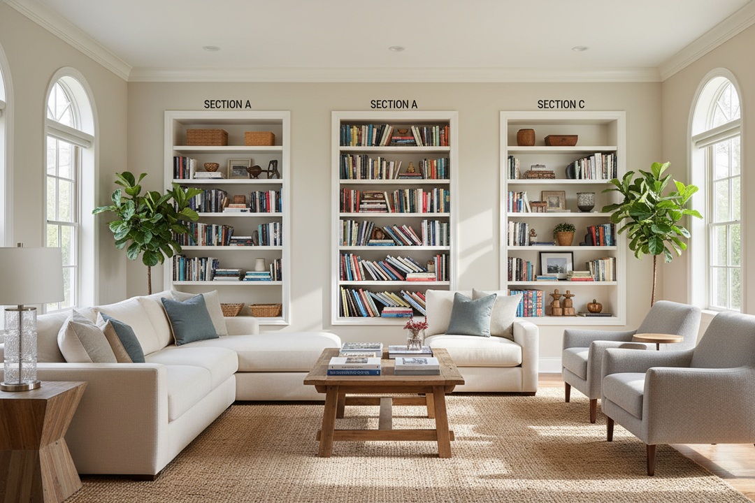 The 3 Built In Bookcase Dimensions Everyone Messes Up