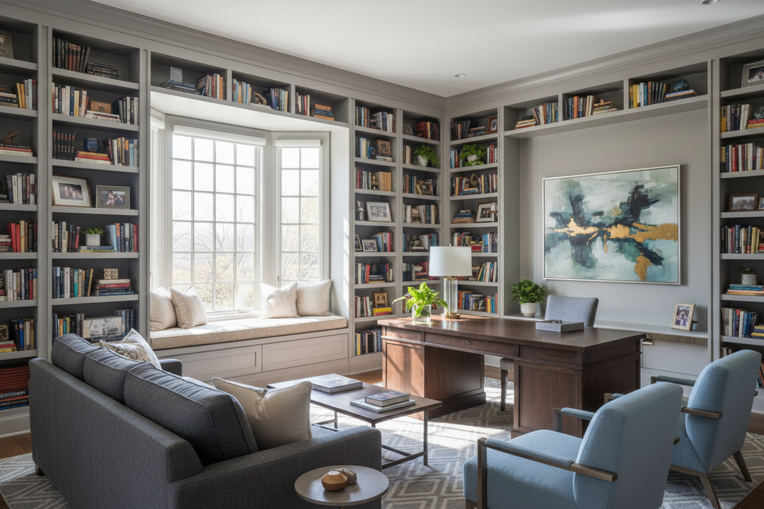 Why Designers Actually Prefer Bookcases That Look Built In