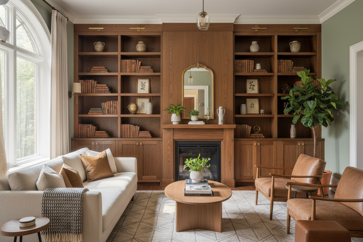I Recreated This Old House Built-In Bookshelves for My 1920s Bungalow