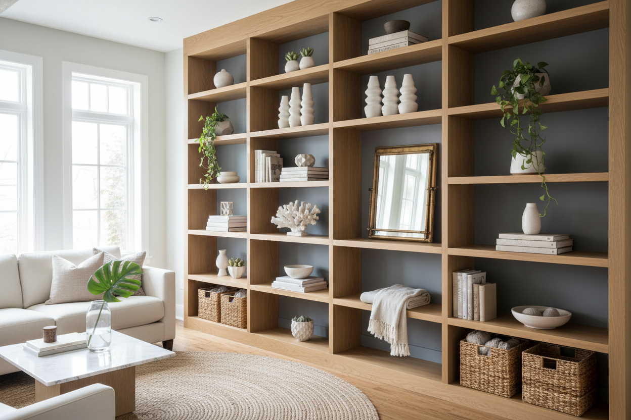 Stop Pushing Things to the Back: How to Decorate Deep Shelves