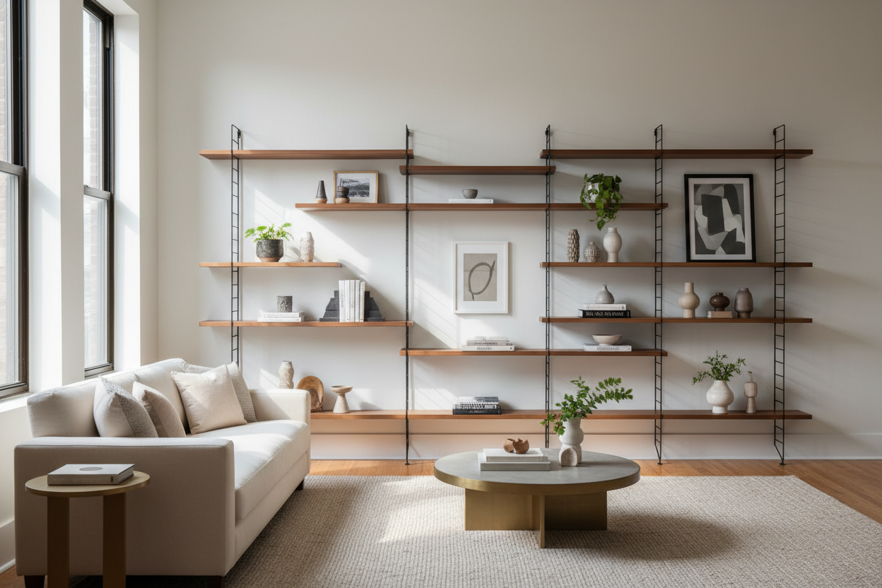 Stop Drilling Drywall: The Case for Freestanding Wall Shelves