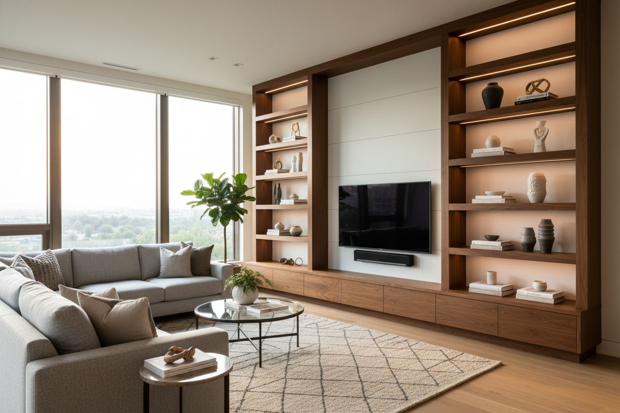 Stop Using Puck Lights: The Truth About Built In Shelves Lighting