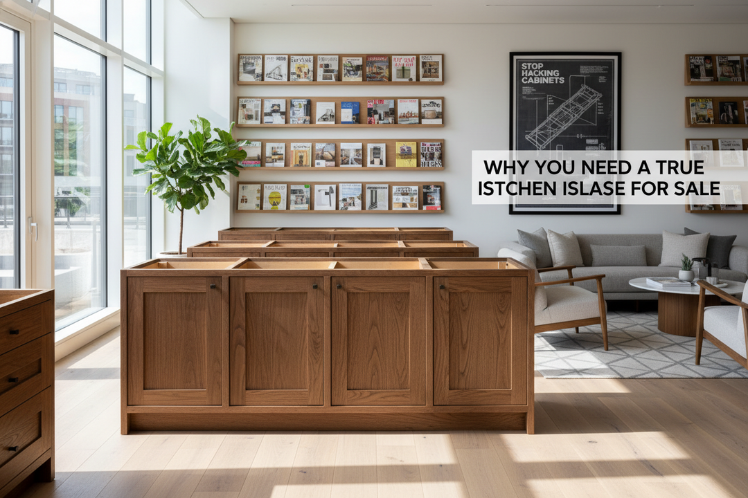 Stop Hacking Cabinets: Why You Need a True Kitchen Island Base for Sale