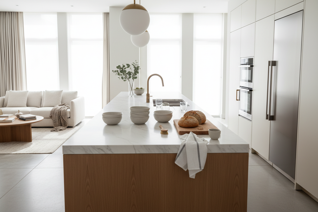 The Dirty Dish Problem: Why Kitchen Islands Without Sinks Win
