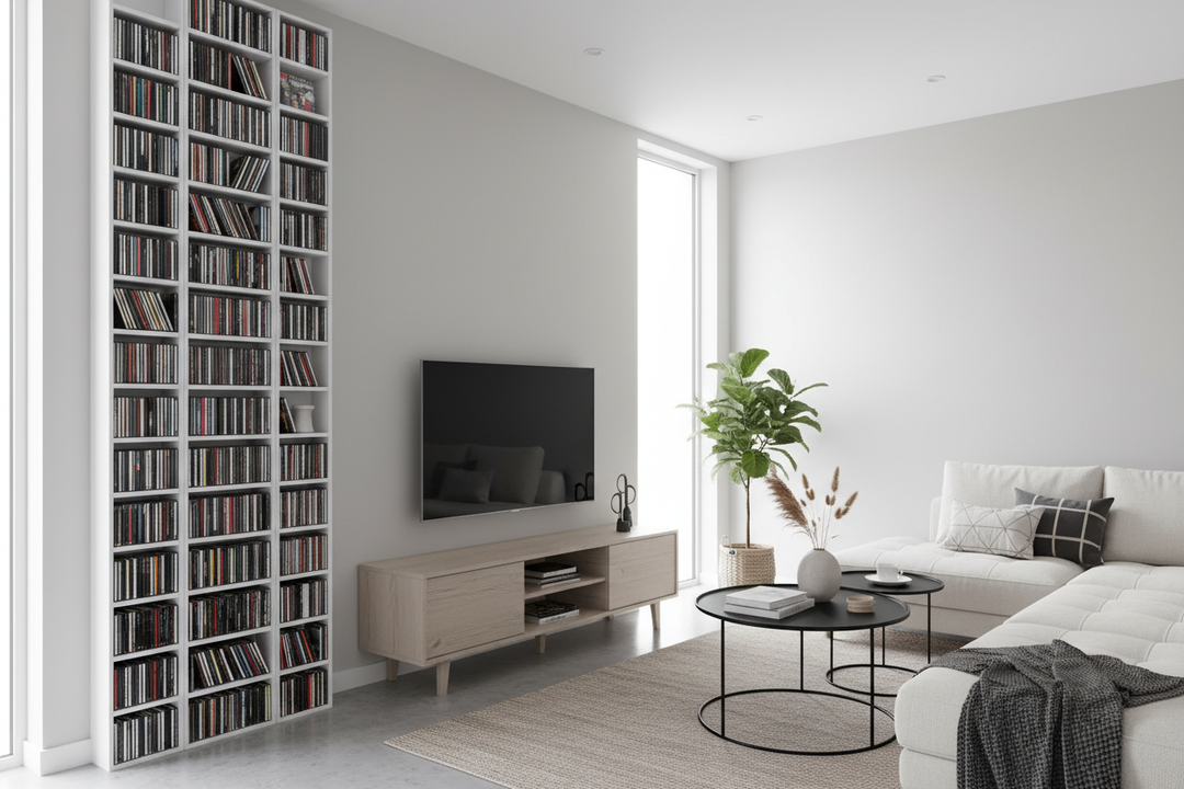 Why the Skinny CD Holder IKEA Makes Is My Favorite Space Hack