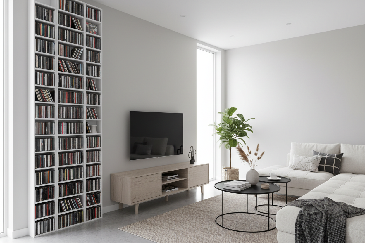 Why the Skinny CD Holder IKEA Makes Is My Favorite Space Hack