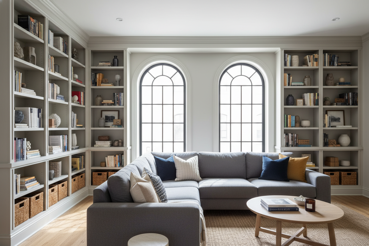 Why I Chose Custom Shelves IKEA Hacks Over Real Millwork
