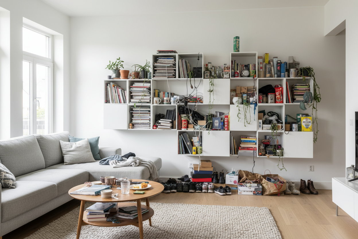 Why Your Mounted Shelves IKEA Haul Turned Into a Cluttered Wall