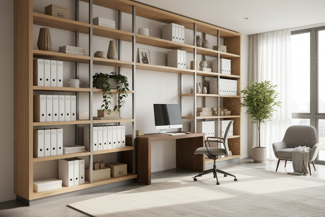 The '80/20 Rule' Saved My Cluttered Office Shelf