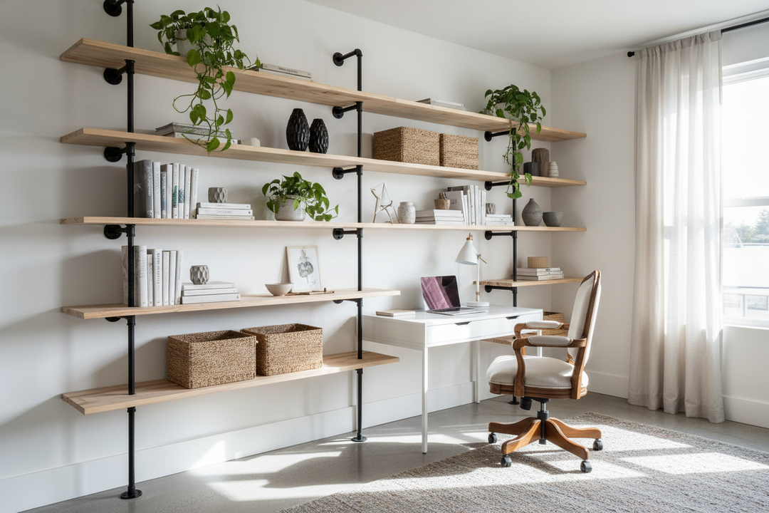 My First DIY Office Shelf Was Actually Easier Than Flat-Pack