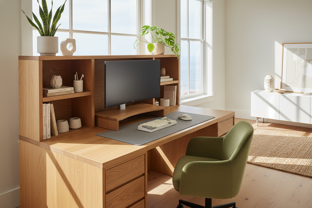 The 3 Measurements You Need for a Perfect Custom Desk Shelf