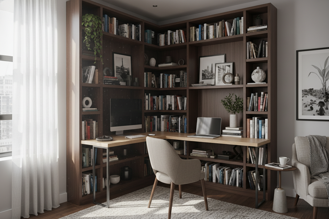 Why I Swapped My Minimalist Setup for a Bookcase Office Desk