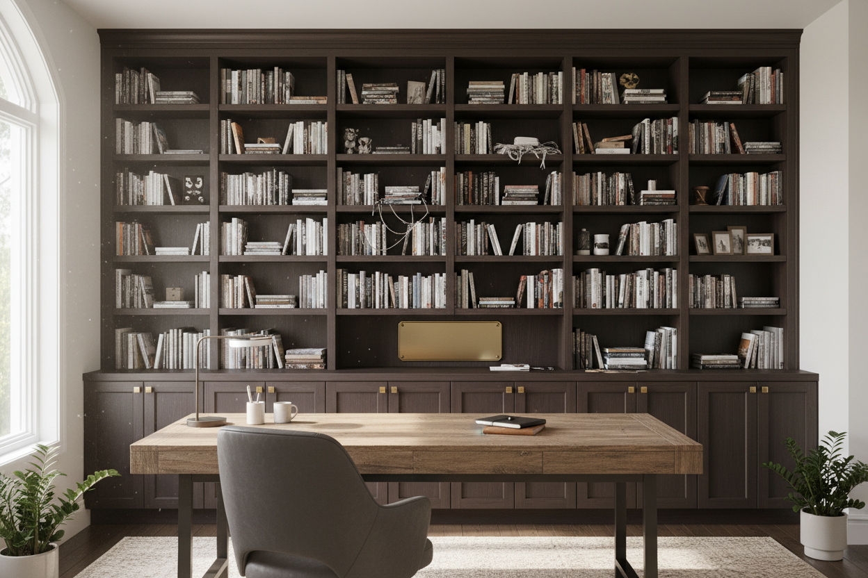 Open Shelving Is a Trap: Why You Need Office Bookshelves and Cabinets