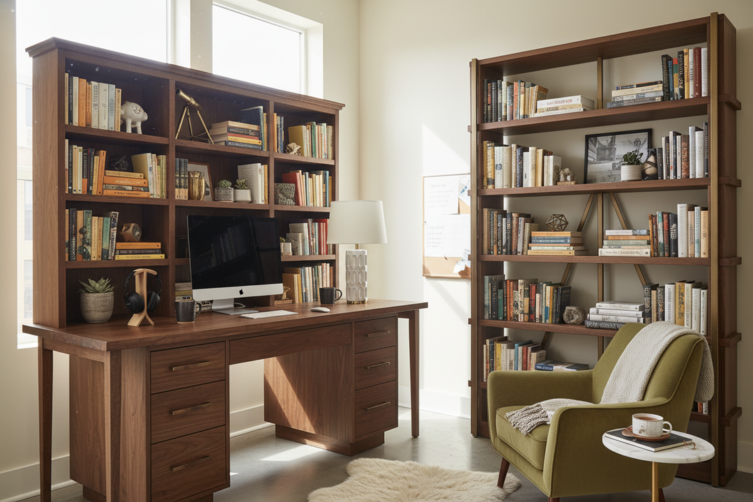 I Gave Up the 'Minimalist' Look for a Bookcase for Top of Desk