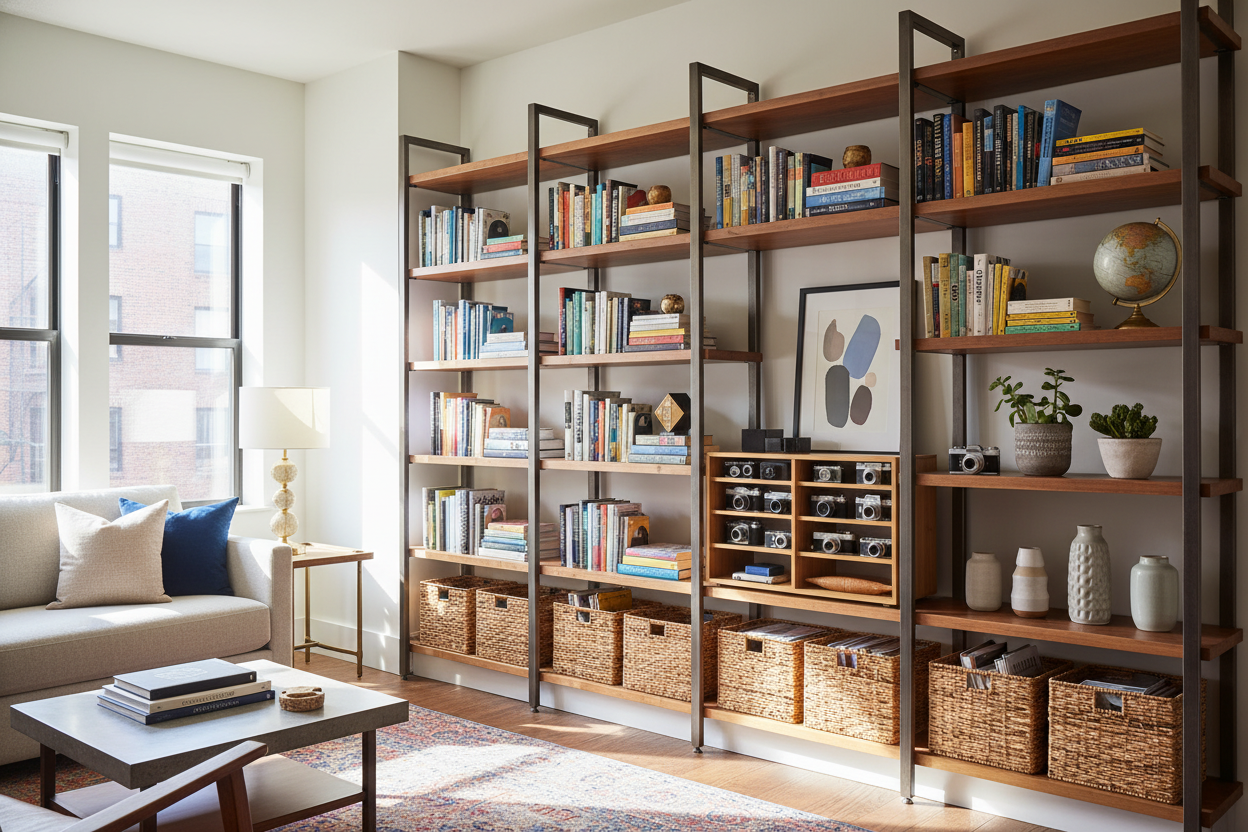 Your 'Eclectic' Shelves Are Just Messy (Try a Bookshelf Organizer)